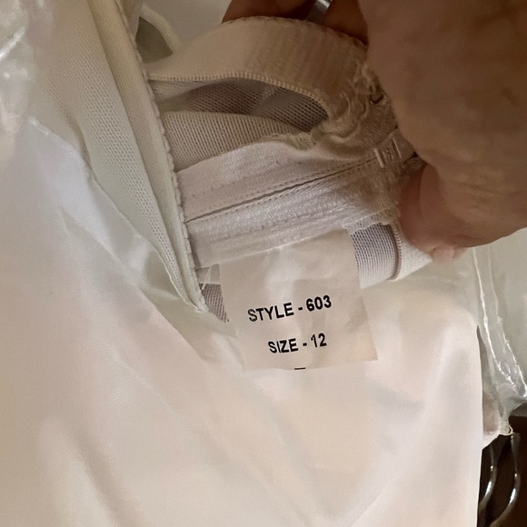 Petticoat with Bra. Bra is a 34DD, and the petticoat is a 12. - Picture 2 of 3